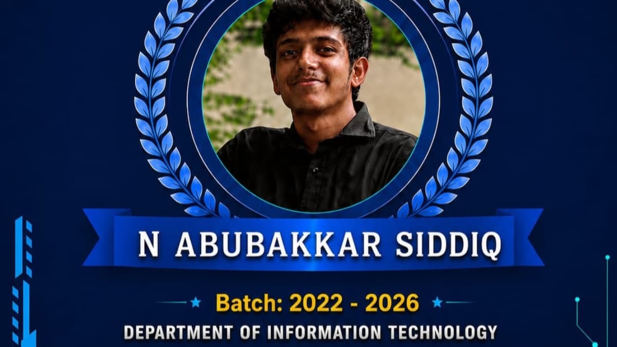Abubakkar Siddiq Secures 7.5 LPA Offer at TCS